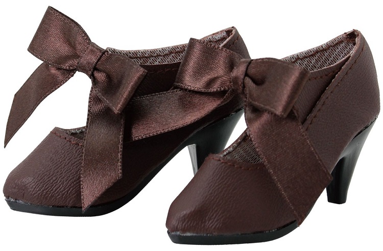 50 Classical Ribbon Shoes (Dark Brown)